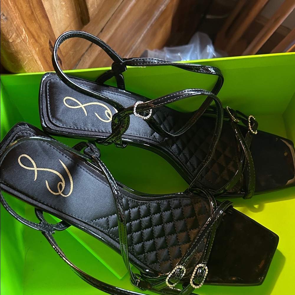 Elegant Black Strappy Sandals